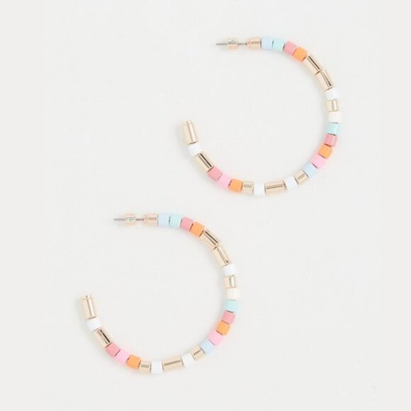 Roxanne Assoulin Pastel Hoop Earrings - Picture 4 of 5